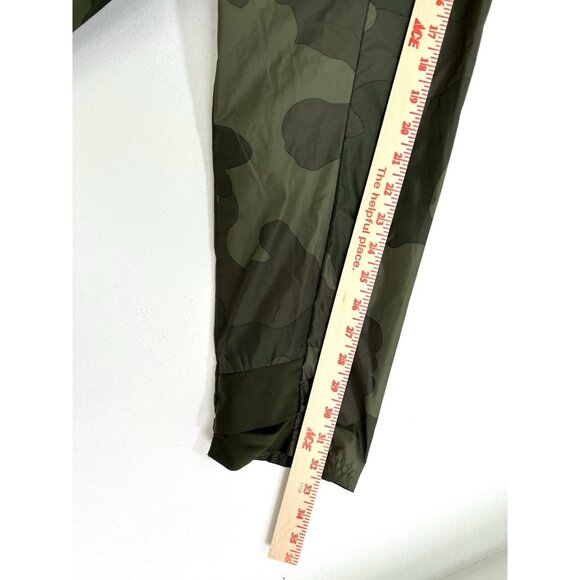 Men's Green Camo Print XXL Packable lightweight Jacket - All in Motion hooded - Picture 7 of 16